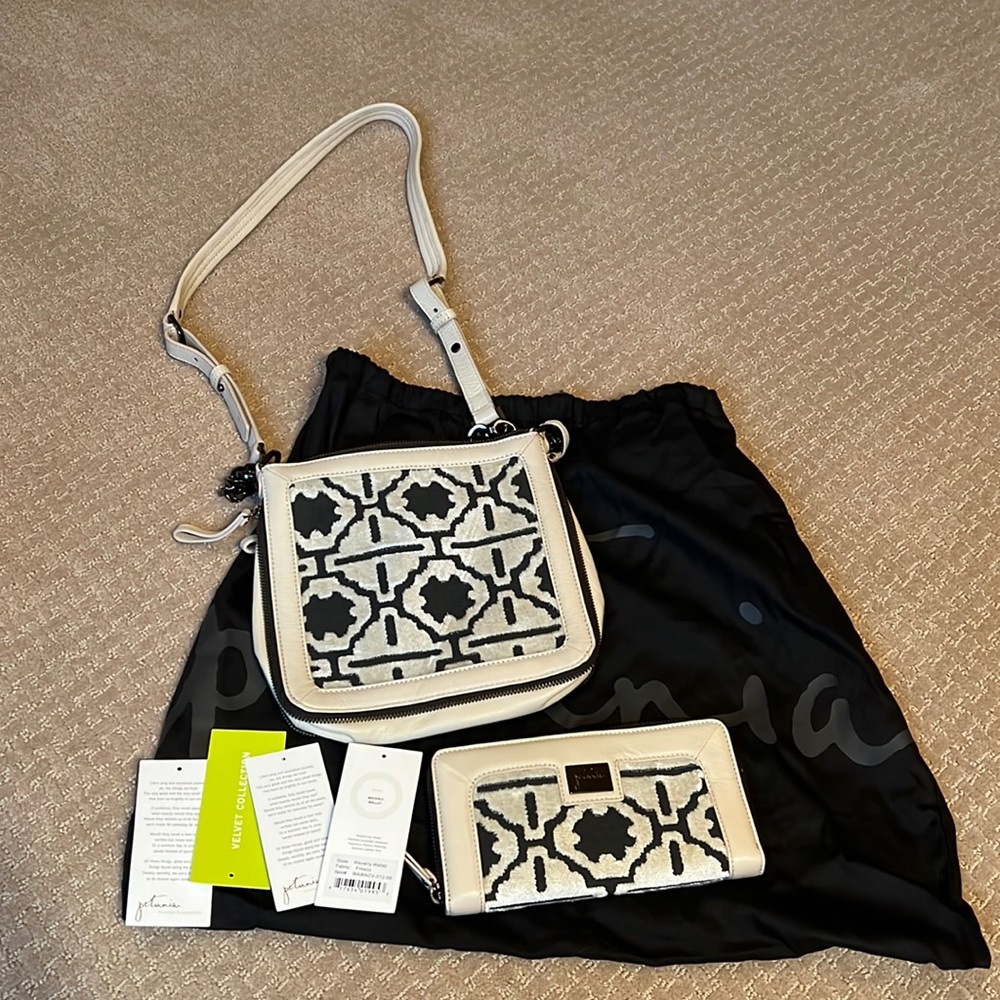 Petunia Pickle bottom Handbag and wallet, new with tags